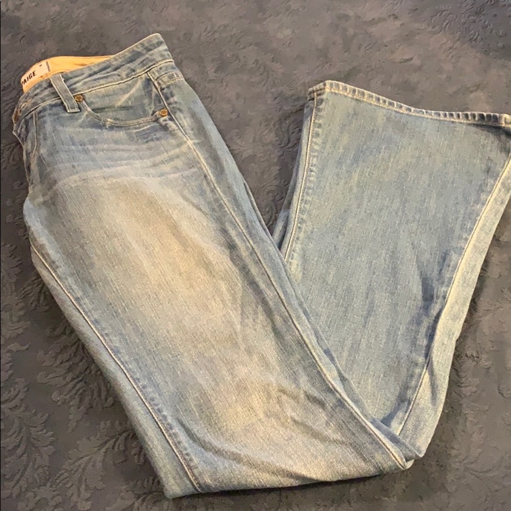 PAIGE Lou Lou Petite Flare Jeans Size 24